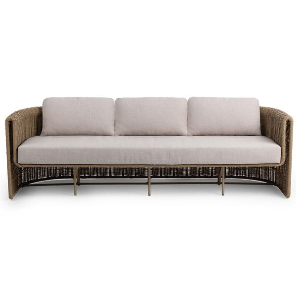 Silla comedor exterior Oliver, caramelo mantecado, pack 2