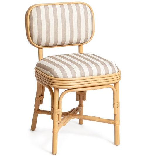 Silla de comedor alta Helena, marron chocolate